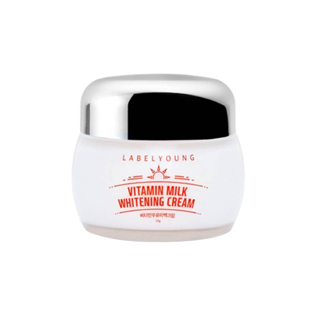 LABELYOUNG Vitamin Milk Whitening Cream (55 g.) ครีมนมสด ครีมหน้าสด