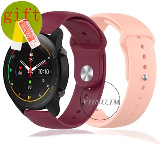 สายนาฬิกา สำหรับ Xiaomi Mi Watch นาฬิกาสมาร์ทวอทช์ GPS สายซิลิโคน Xiaomi Mi Watch นาฬิกาสมาร์ทวอช GPS ใน Smart Watch Watch strap bands