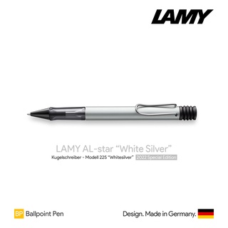 Lamy AL-star "White Silver" Ballpoint Pen - ปากกาลูกลื่นลามี่อัลสตาร์ รุ่นไวท์ซิลเวอร์