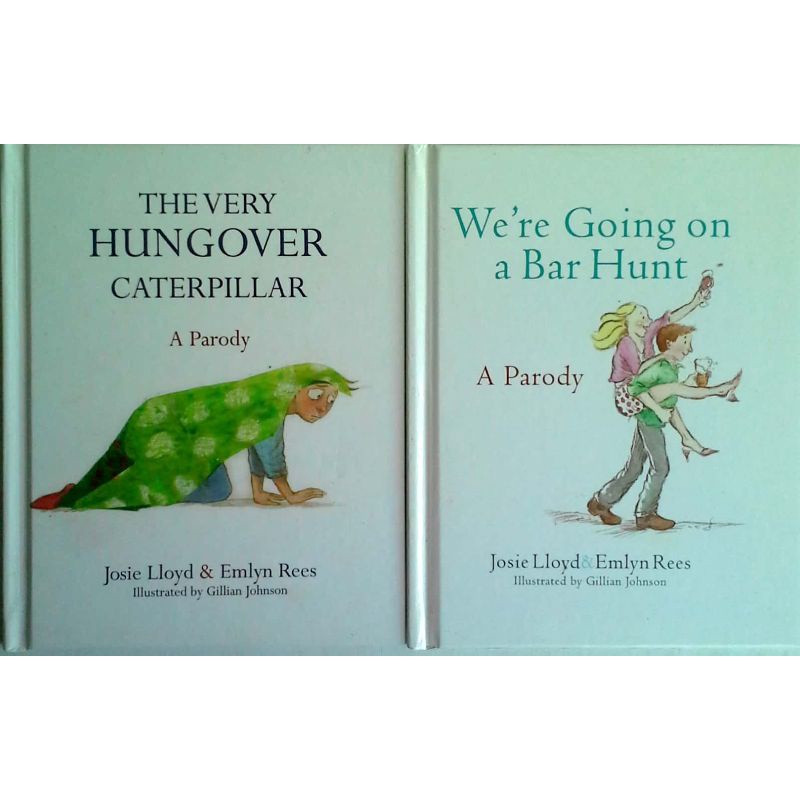 Parody We're Going on a Bar Hunt, The Very Hungover Caterpillar หนังสือมือสอง ปกแข็ง