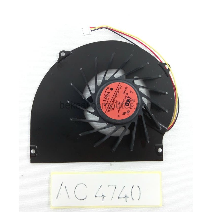 ACER ASPIRE 4740 4740G SERIES พัดลมแล็ปท็อป