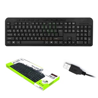 Anitech P819 Multimedia Keyboard คีย์บอร์ดมัลติมีเดีย สีดำ แอนนิเทค