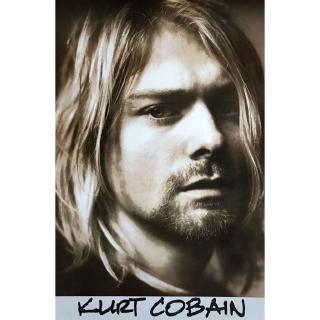 Kurt Cobain (l),โปสเตอร์วงดนตรีต่างประเทศ AM/EU