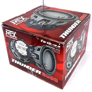 ลำโพงซับวูฟเฟอร์ติดรถยนต์ 10”นิ้วลำโพงเบส Subwoofer ยี่ห้อ MTX รุ่น T810-44 Thunder 8000 Series วอยซ์คู่ ขนาด 10นิ้ว