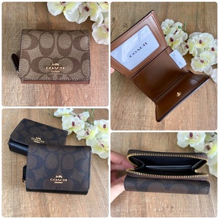 แท้💯% Coach 7331 Small Trifold Wallet กระเป๋าสตางค์ใบสั้น ส่งฟรีค่ะ