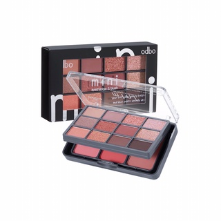 โอดีบีโอ มินิ อายแชโดว์ แอนด์ บลัช ชุดทาตา 2 ชั้น Odbo Mini Eyeshadow &amp; Blush OD1045