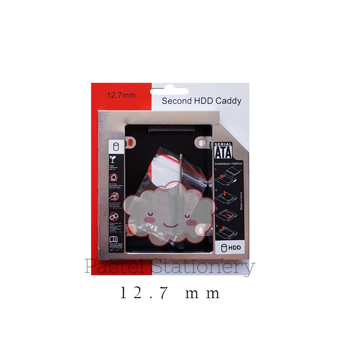 SSD HDD Caddy Slim 12.7 มม. SATA DVD Slot Hard Disk - Slot SSD Caddy Slim