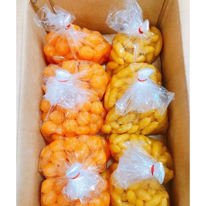 ทองหยอด+เม็ดขนุน  แบบยกลัง500เม็ด เรือนบุญล้อมเพชรบุรี