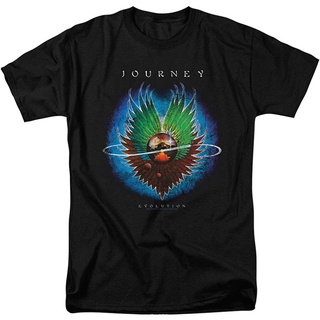 เสื้อยืด ผ้าฝ้าย พิมพ์ลายอัลบั้ม Popfunk Journey Evolution Steve Perry Band สําหรับผู้ชาย