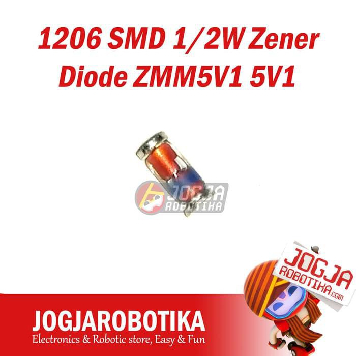 Zener Diode 1206 SMD 0.5W ZMM5V1 5V1