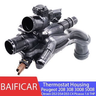 Baificar New Genuine Coolant Thermostat Housing 9808647180  For Peugeot 208 308 3008 5008 Citroen DS3 DS4 DS5 C4 Picasso