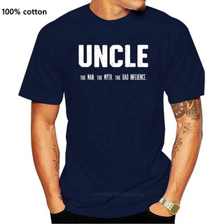 [S-5XL] ใหม่ เสื้อยืด พิมพ์ลาย Uncle The Man The Myth The Bad Iuence Jmpfmm13Lbolab08 สําหรับผู้ชาย ครอบครัว