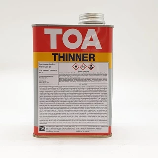 **TOA ทินเนอร์ผสมสีเคลือบ สีย้อมไม้ วานิช #เบอร์21 ปริมาณ 0.946ลิตร ใช้สำหรับผสมหรือเจือจางในสีเคลือบเงา