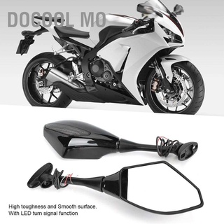 Docool Mo กระจกสัญญาณไฟเลี้ยว Led 2 ชิ้นสําหรับ Honda Cbr600Rr/ Cbr1000Rr/ Cbr250R/ Cbr500R/ Cbr300R