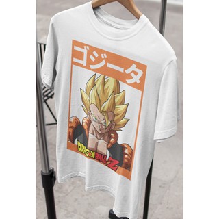 คอตต้อนคอกลมเสื้อยืด Unisex รุ่น Gogeta &amp; Vegito T-Shirt ดราก้อนบอลแซด Dragon Ball Z สวยใส่สบายแบรนด์ Khepri 100%cottonS