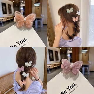 Hairclip New Childrens Japanese Cute and Sweet Super Fairy Princess Bow Hairpin