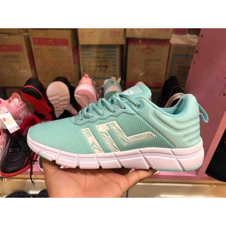 Baoji รุ่นBJW411 สีเขียว ผ้าใบทรงสปอร์ตผู้หญิง ไซส์ 39