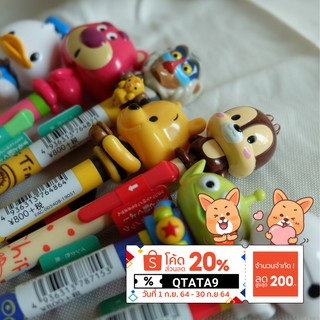 [QTATA9 Discount 20% ไม่มีขั้นต่ำ] พร้อมส่ง ปากกาหัวโต Disney japan ปากกาดุ้กดิ้ก ขยับได้ ของแท้ japan