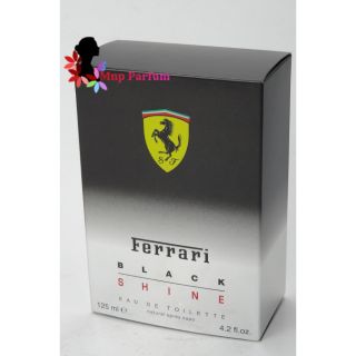 Ferrari Black Shine For Men Edt 125 ml. ( กล่องขาย ไม่ซีล )