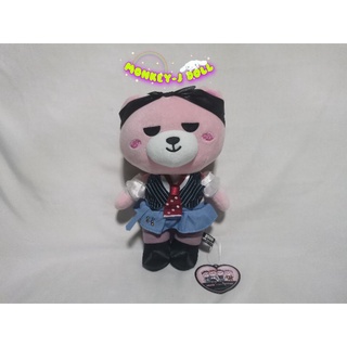 ตุ๊กตาหมีKRunk​ จีซู Blackpink 30cm ชุดLove sick girls มือสอง