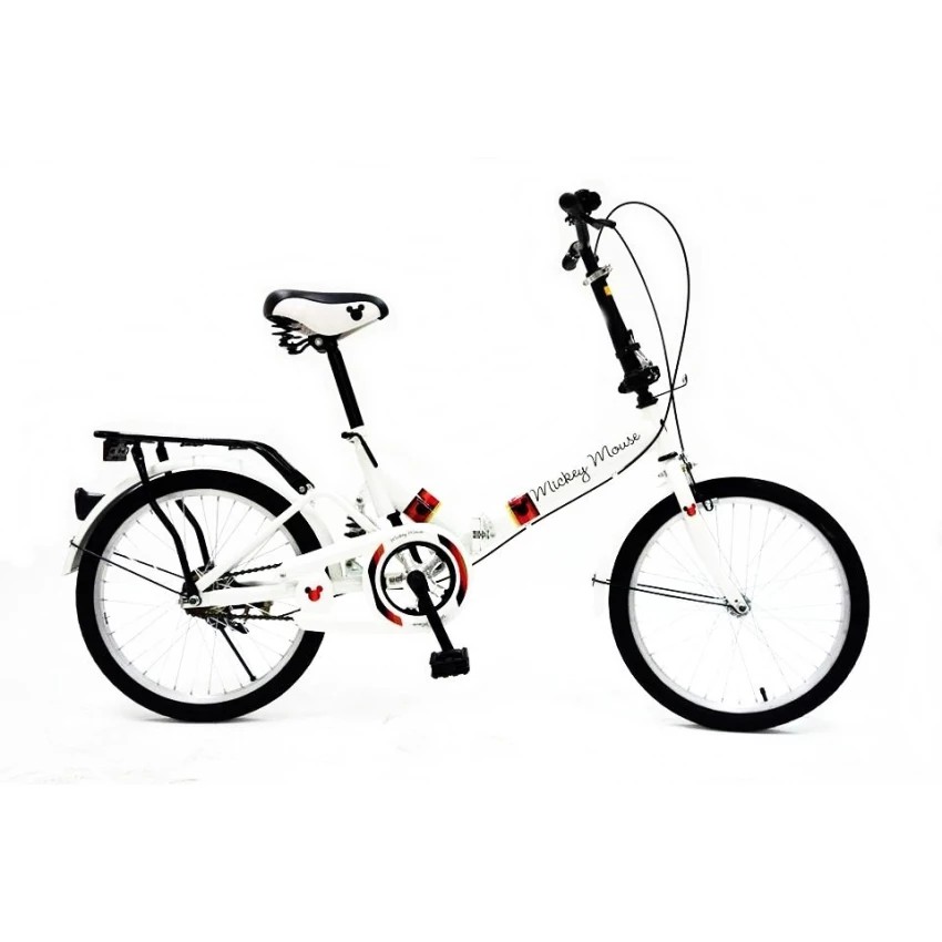 TURBO BICYCLE จักรยานพับได้ Mickey Mouse 20 " โช้กอัพ (White)