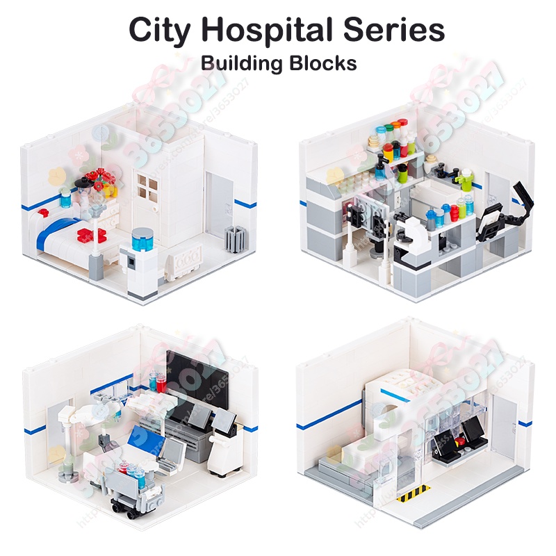 Hot StockMOC City Series Hospital Ward Pharmacy Operating Room CT Room ...