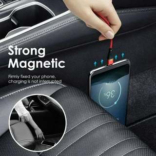 Fonken 3A สายเคเบิลแม่เหล็ก USB ชาร์จเร็ว สายชาร์จ Type C