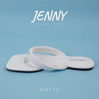 รองเท้าแตะแฟชั่น JENNY - WHITE