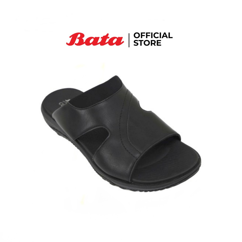 Bata COMFIT MEN'S SUMMER รองเท้าแตะลำลองชาย แบบสวม สีดำ รหัส 8616071