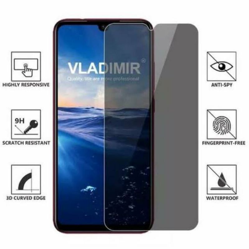 TEMPERED GLASS SPY SAMSUNG A01S/ A03/ A03 CORE/ A80/ A90/ A22 5G/ A32 5G/ A52S/ M01S/ M20S/ M30/ M30