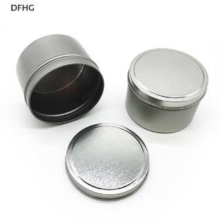 DFHG Candle Jars with Lid Bulk Round Candle Container Tins Empty Storage Box NEW