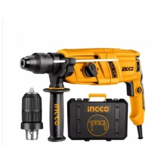 🔥ลด 200 ใส่โค้ด INCLM11🔥 INGCO สว่านโรตารี่ 26 มิล 800W เปลี่ยนหัวได้ รุ่น RGH9028-2 Rotary hammer แทน รุ่น RGH9018-2