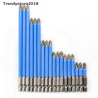 Trendystore2018 ดอกไขควงหัวแม่เหล็ก ก้านหกเหลี่ยม โลหะผสมเหล็ก 1/4 นิ้ว 6.35 มม. 1 ชิ้น