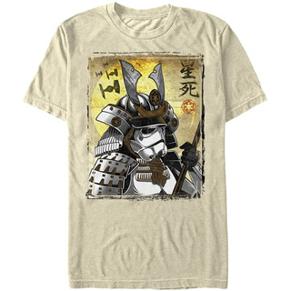 เสื้อยืดคอกลม แขนสั้น ผ้าฝ้าย พิมพ์ลาย Star Wars Samurai Stormtrooper สําหรับผู้ชาย