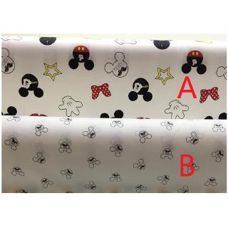 ผ้าฝ้าย 100% พิมพ์ลาย MICKEY ขนาด 160 ซม. * 100 ซม.