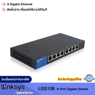 Linksys LGS108 8-Port Business Desktop Gigabit Switch