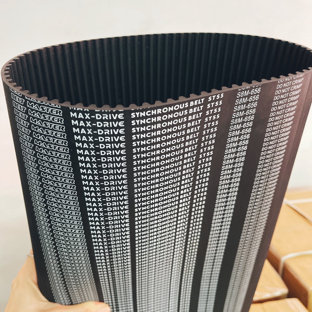 656-8M กว้าง 10-50mm - สายพานไทม์มิ่งฟันกลม BELT MASTER HTDS