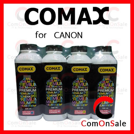 COMAX หมึกเติม CANON  500ml 1 ชุด 4สี
