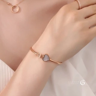 GLAMOR✨สมหวังความรัก แหวนแฟชั่น กําไลข้อมือผู้หญิง กำไลข้อมือแฟชั่น กำไลหัวใจ ของขวัญให้ผู้หญิง