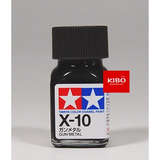 สีสูตรอีนาเมล TAMIYA X-10 Gun Metal (10 Ml)