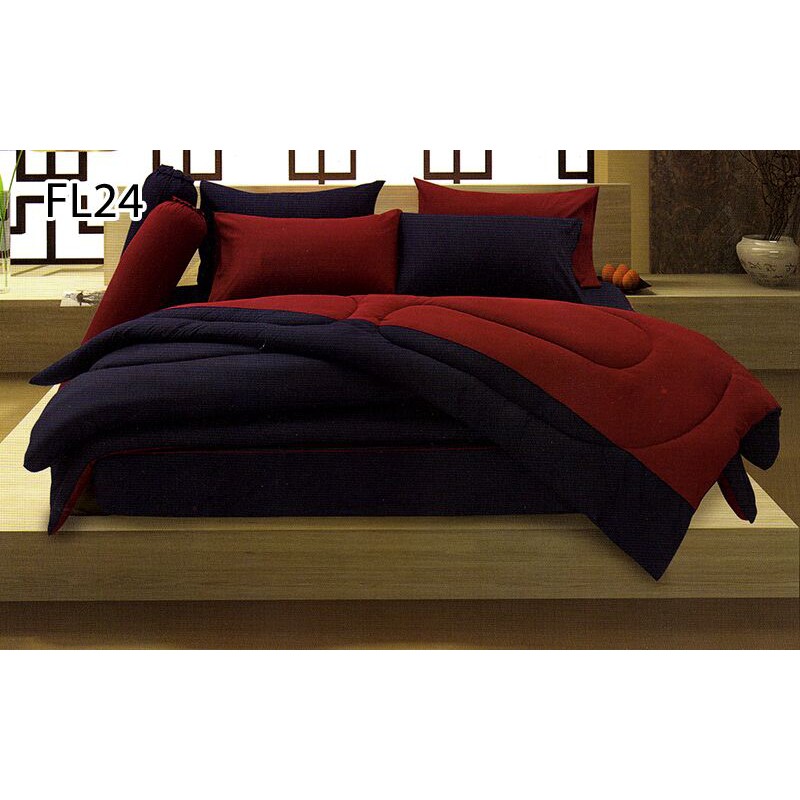 Fair Lady ผ้าปูที่นอน ขนาด 3.5/5/6 ฟุต (ไม่รวมนวม) Fair Lady พิมพ์ลาย FL24