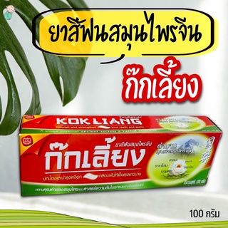 ก๊กเลี้ยง ยาสีฟันสมุนไพรจีน ปกป้องและบำรุงเหงือก KOKLIANG 100 กรัม