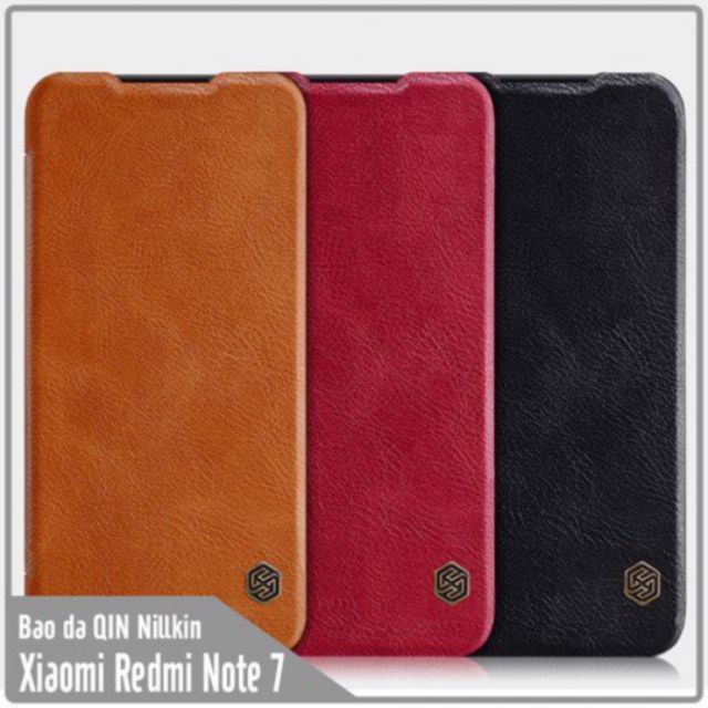 Xiaomi redmi note 7 / note 7 pro nillkin QIN Leather Case ( สินค ้ ามาตรฐานของแท ้