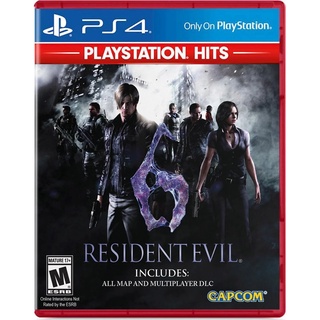 Resident Evil 6 PS4 แผ่นแท้PS4 มือ1 All Zone แผ่นเกมresident6 ps4 (กล่องHits พิเศษ all map and multiplayer DLC)