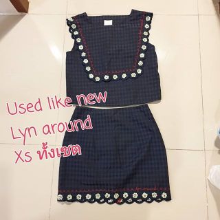 Lyn around เสื้อ+กระโปรง🍒Like new