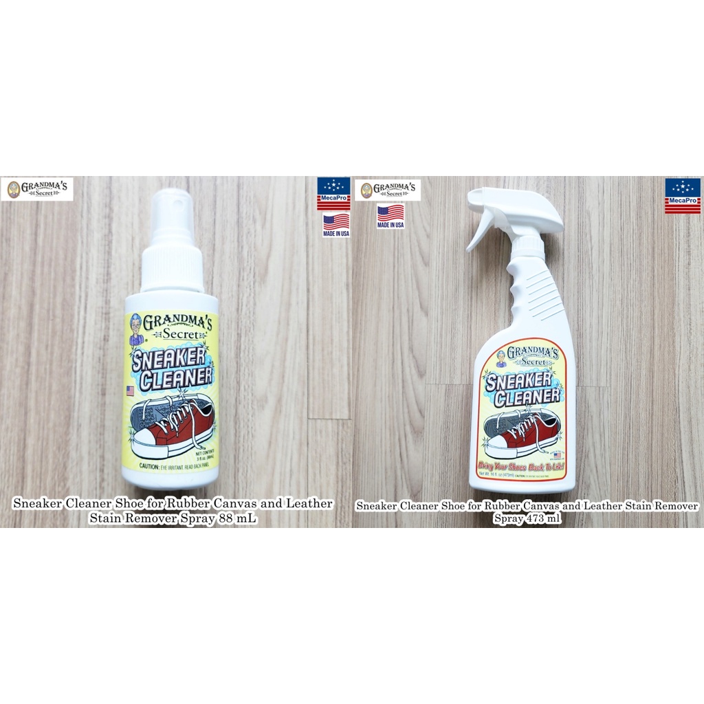Grandma's Secret® Sneaker Cleaner Shoe for Rubber Canvas and Leather Stain Remover Spray น้ำยาทำความ