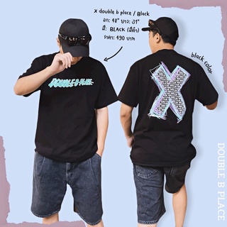 X DOUBLE B PLACE เสื้อยืดผ้าคอตตอน