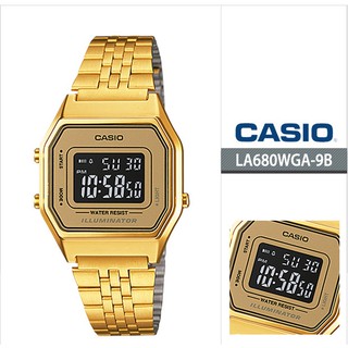 CASIO ของแท้ LA680WGA-9BDF สีทอง