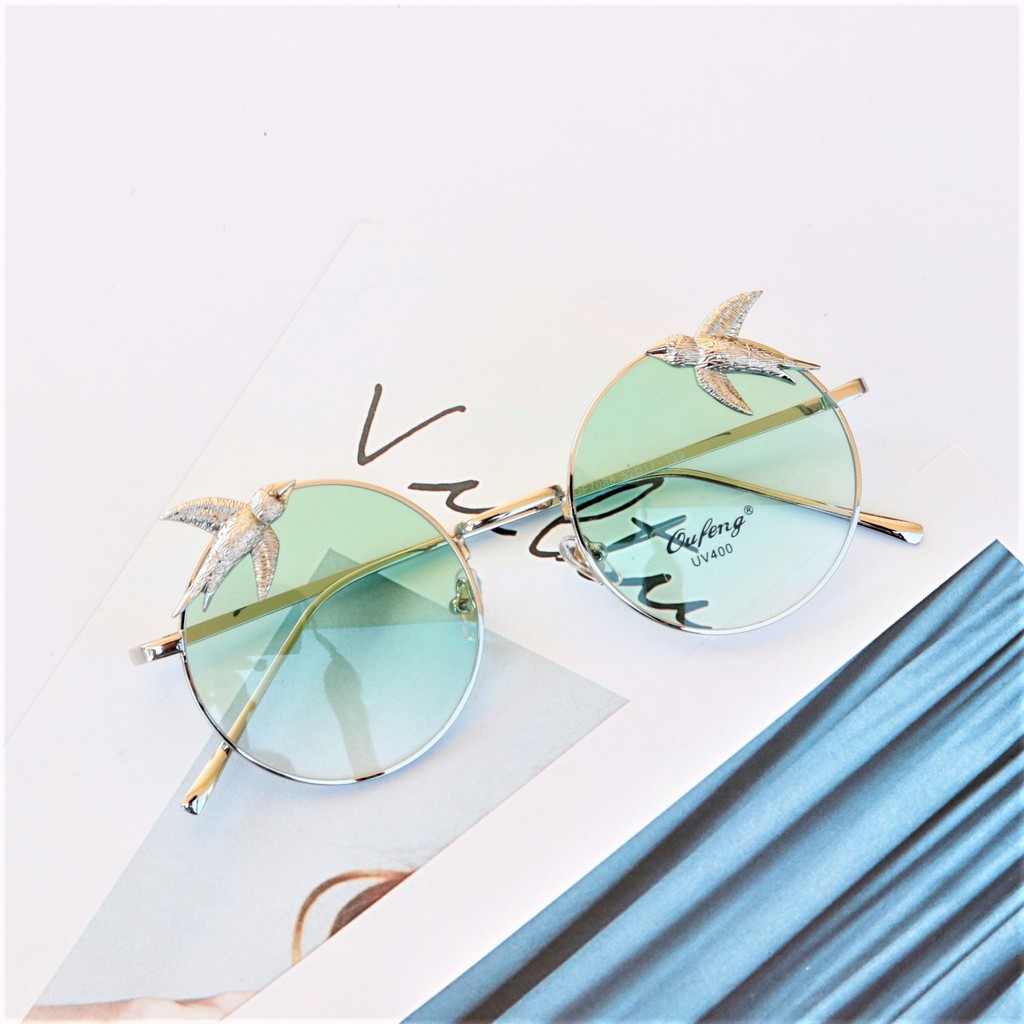แว่นกันแดดUV400  ทรงกลม  สไตล์แฟชั่น OF7088 - รูปที่ 3