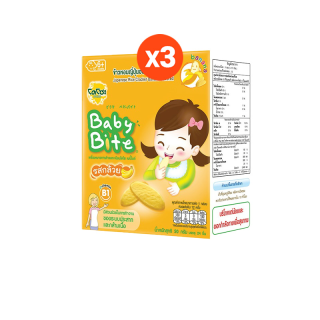 Dozo โดโซะ เบบี้ไบท์ รสกล้วย 50 กรัม (รวม 3 กล่อง)